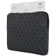 Guess Sleeve 4G Zipper Pocket Triangle Logo 14\" Laptop Bag - Black