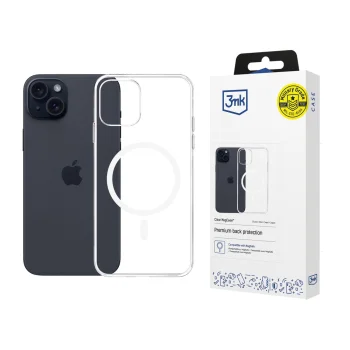 3Mk Protection MagCase for Apple iPhone 15 - Transparent