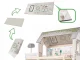 LULILO Wooden Play Dollhouse with Furniture and LED Lightning, 78cm
