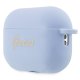 Guess GUAP2LSCHSB AirPods Pro 2 cover blue/blue Silicone Charm Heart Collection