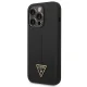 Guess iPhone 14 Pro Max Case Silicone Triangle, Black
