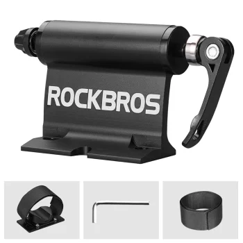 Rockbros XL1001 Bike Roof Rack Fork Mount with 9mm Quick Release, Black