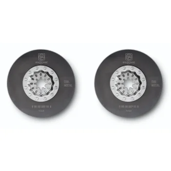 Fein Round HSS D85 Starlock Multitool Saw Blade, 2-Pack