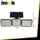 Izoxis 180 LED Solar Garden Light with Motion Sensor, IP65, Black