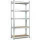 ModernHome Heavy-Duty Garage Shelving Unit 205x120x45 cm 5 Adjustable Shelves 875 kg