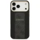 Guess 4G PU Stripe MagSafe Case for iPhone 17 Pro Max, Black