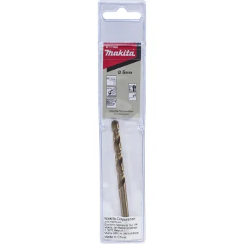 Makita HSS-Co Metal Drill Bit D-17382, 6.0 x 93 mm