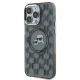 Karl Lagerfeld iPhone 15 Pro Case IML Monogram Karl & Choupette MagSafe, Black
