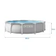 Frame Pool Intex 26712ND 366 x 76 cm with Filter Pump and Cover
