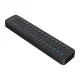 Orico CT2U3-16AB 16-Port USB-A 3.0 Hub with Individual Switches, Black