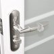 Rubber Door Handle Bumper Wall Protector, Transparent