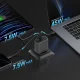 Cuktech 65W GaN Wall Charger 2 x USB-C / 1 x USB-A, Gray