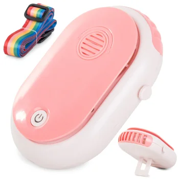 Hanging Neck Portable Fan with Aromatherapy, 2000mAh