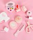 Wooden Toy Cosmetics for Girls Mini Dressing Table for Kids