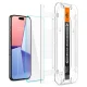 Spigen GLAS.TR EZ Fit Screen Protector for iPhone 15 Pro Max, 2-Pack, Clear