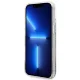 Dėklas Karl Lagerfeld Liquid Glitter Big KL skirtas iPhone 14 / 15 / 13 6.1\", sidabrinis