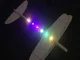 Illuminated Polystyrene Aeroplane Glider with an Electric Motor USB LED
