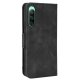 Sony Xperia 10 IV Wallet Design Multiple Card Slots Stand Leather Phone Case Cover, Black