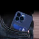 Case for iPhone 14 Pro Max with Card Pocket and Stand Leather Stand Case, Blue