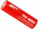 18650 Li-Ion Rechargeable Battery 3800mAh 4.2V, 1 pc, Red