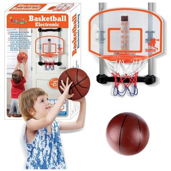 Electronic Basketball Hoop with Scoreboard