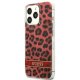 Guess Leopard Case for iPhone 13 / 13 Pro Red