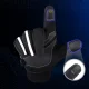 Insulated Anti-Slip Sports Touchscreen Gloves, Size XL, Black
