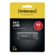 Intenso Alu Line 64 GB USB 2.0 Flash Drive, Anthracite