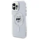 Karl Lagerfeld IML Metal Choupette Head MagSafe Case for iPhone 12 / 12 Pro, White