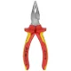 KNIPEX Needle-Nose Combination Pliers 08 26 145, 145 mm, Red/Yellow
