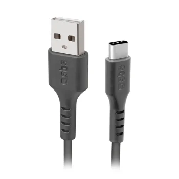 SBS USB-A to USB-C Cable (2 m), Black