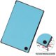 Samsung Galaxy Tab A8 10.5 (2021) (2022) (SM-X200/X205) Trifold Stand PU Leather Hard Protective Cover Case, Sky Blue |...