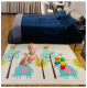 Double-sided Foldable Foam Play Mat Pad Rug for Kids, Alphabet/Forest Animals, 198x179cm