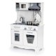 ECOTOYS Wooden Kids Kitchen Playset with Lights, Sounds, and Accessories