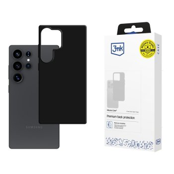 3mk Silicone Case for Samsung Galaxy S25 Ultra Black