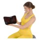 4FIZJO SHIATSU ULTRA+ Heated Neck Massage Cushion Pillow Body Massager, Brown