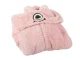 Warm Oversize Blanket Hoodie 2-in-1 with Hood, Pink