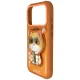 Nimmy Cool&Cute 2.0 Cat Case for iPhone 17 Pro with Magnetic Pendant - Orange