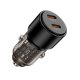 Tech-Protect PD100W CC03 2-Port USB-C Car Charger, Black