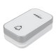 GreenBlue GB157 W Wireless Kinetic Doorbell, 38 Melodies, 200m, White