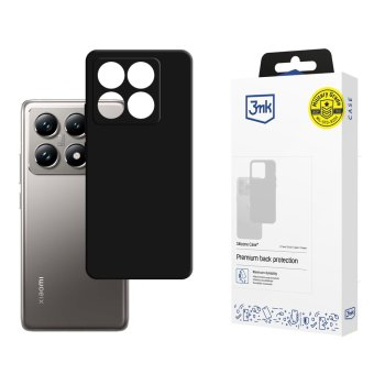 3Mk Protection Silicone Case for Xiaomi 14T Pro - Black