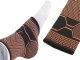Elastic Ankle Joint Stabilizer Support Brace, Black/Orange