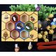 Kruzzel Wooden Beehive Honeycomb Game for Toddlers 21910
