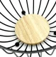 Metal Fruit and Vegetable Basket DA78B, Black