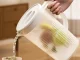 3L Plastic Pitcher with Lid for Water, Juice, Iced Tea, and Lemonade