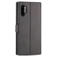 Samsung Galaxy Note 10 Plus (SM-N975F) AZNS Leather Stand Case Cover with Card Slots, Black