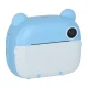 Kids\' Instant Print Camera with Thermal Printer, Bear Design, 32GB Card, Blue