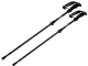 Foldable Adjustable Trekking Poles, Black