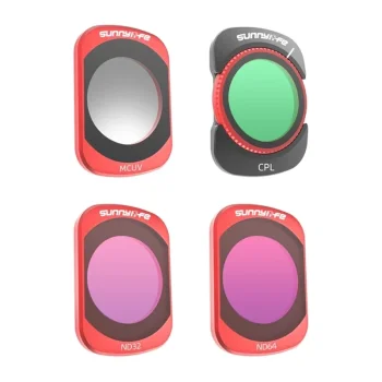 Sunnylife Filter Set for Osmo Pocket 4 and Pocket 3 (MCUV, CPL, ND32, ND64)