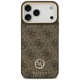 Guess 4G Strass Logo MagSafe case for iPhone 18 Pro Max and 17 Pro Max, brown